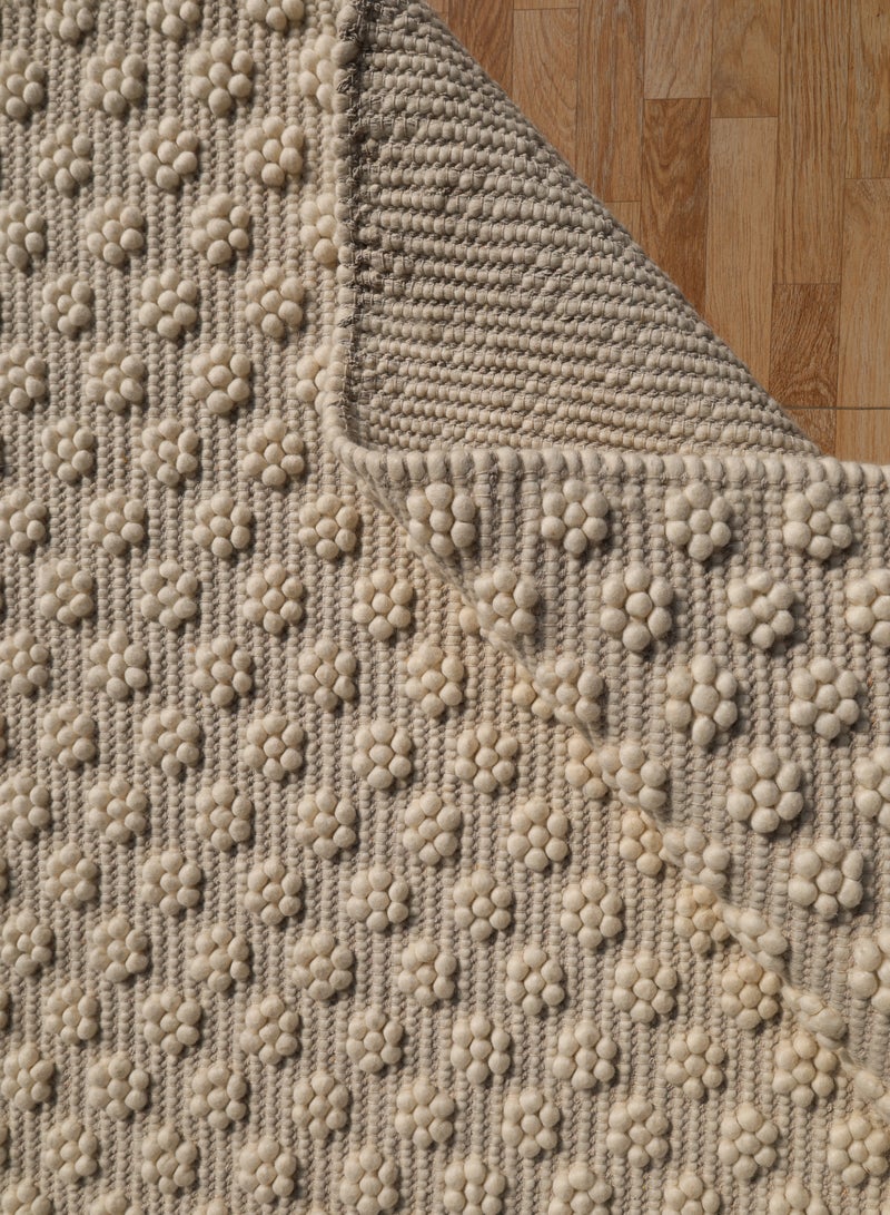 Ramsha Area rug woven flat weave boho handwoven bedroom carpet made with NZ wool and cotton SRN-038 rectangle shape for indoor living room Kitchen mat - Image 2