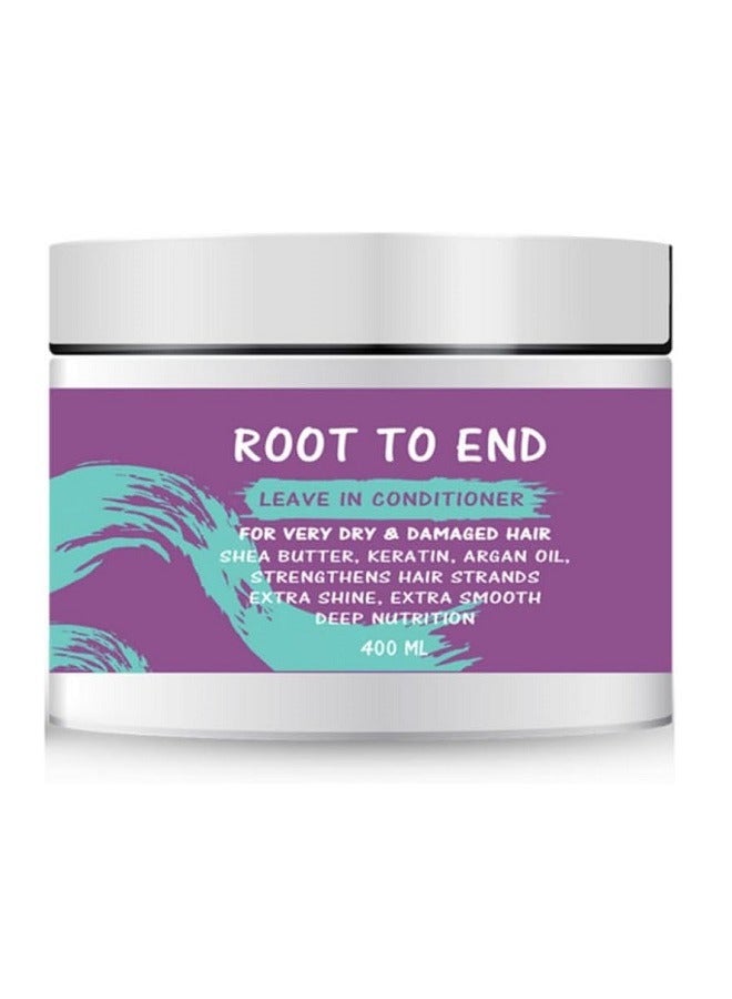 رووت تو إند بلسم يُترك على الشعر للشعر الجاف والتالف 400 جرام - Image 1