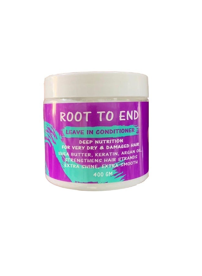 رووت تو إند بلسم يُترك على الشعر للشعر الجاف والتالف 400 جرام - Image 5