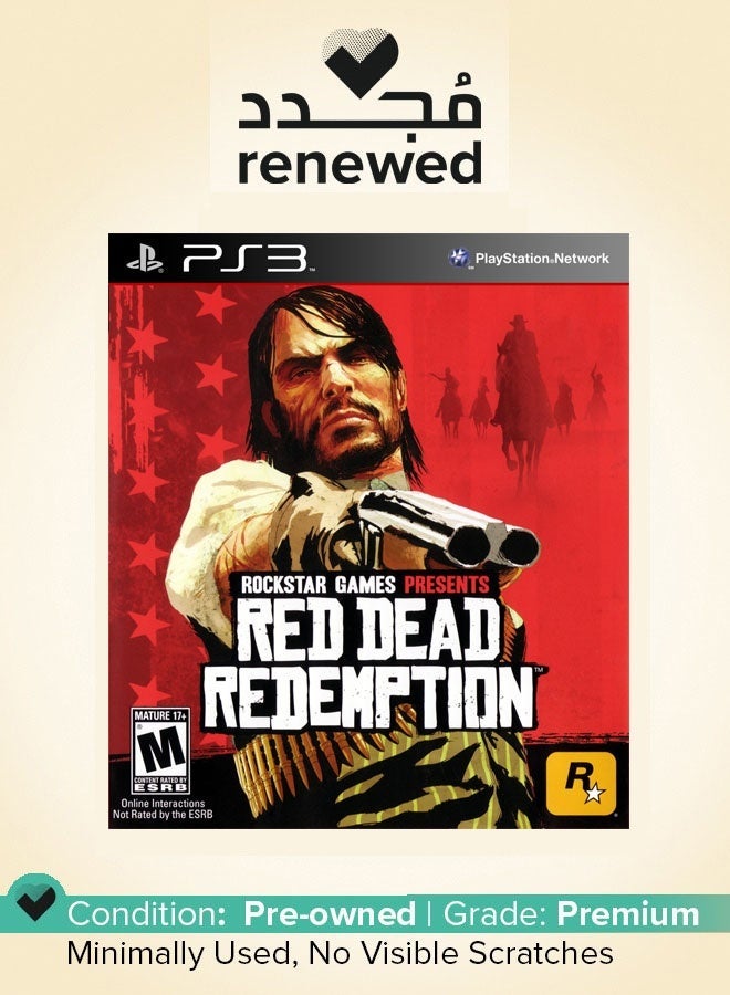 روك ستار جيمز Renewed - Red Dead Redemption PS3 – PlayStation 3 Game | Action Adventure Open World - playstation_3_ps3 - Image 1