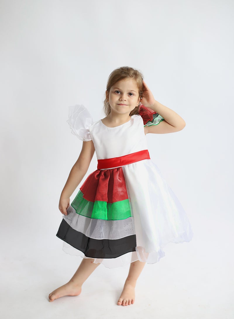 D'Daniela UAE National Day Flag Dress GIRLS  - Image 2