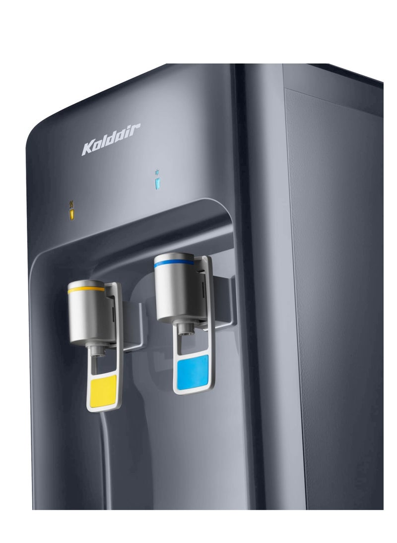 Koldair Water Dispenser 2 Taps KWD CB Dark Grey  - Image 2