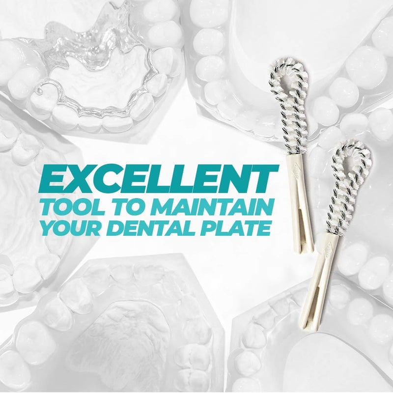 Fuller Brush Dental Plate Brush - Soft Hygienic Denture Cleaner - Small & Flexible Cleaning Tool for Dentures & Plates - Oral Hygiene for Men & Women (Pack of 1) - Image 5