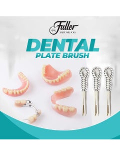 fuller brush Fuller Brush Dental Plate Brush - Soft But Stiff Hygienic Denture Cleaner - Small, Flexible Cleaning Tool for Dentures, Plates, Retainers & Other Oral Devices - Oral Hygiene for Men & Women (1-Count)  - Image 4