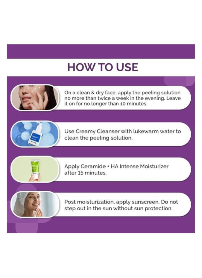 THE derma Co - 30% AHA + 2% BHA Face Peeling Solution- 30 mldermaco - Image 1