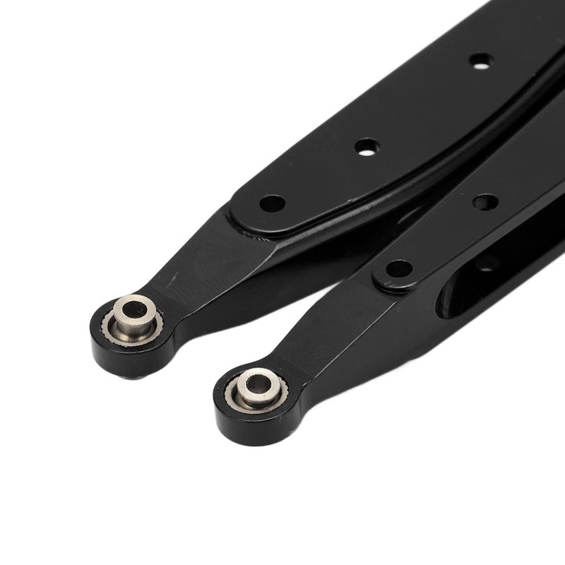Alomejor RC Aluminum Rear Trailing Arm Durable Lightweight Upgrade for Axial 2 Pack Silver - Image 4