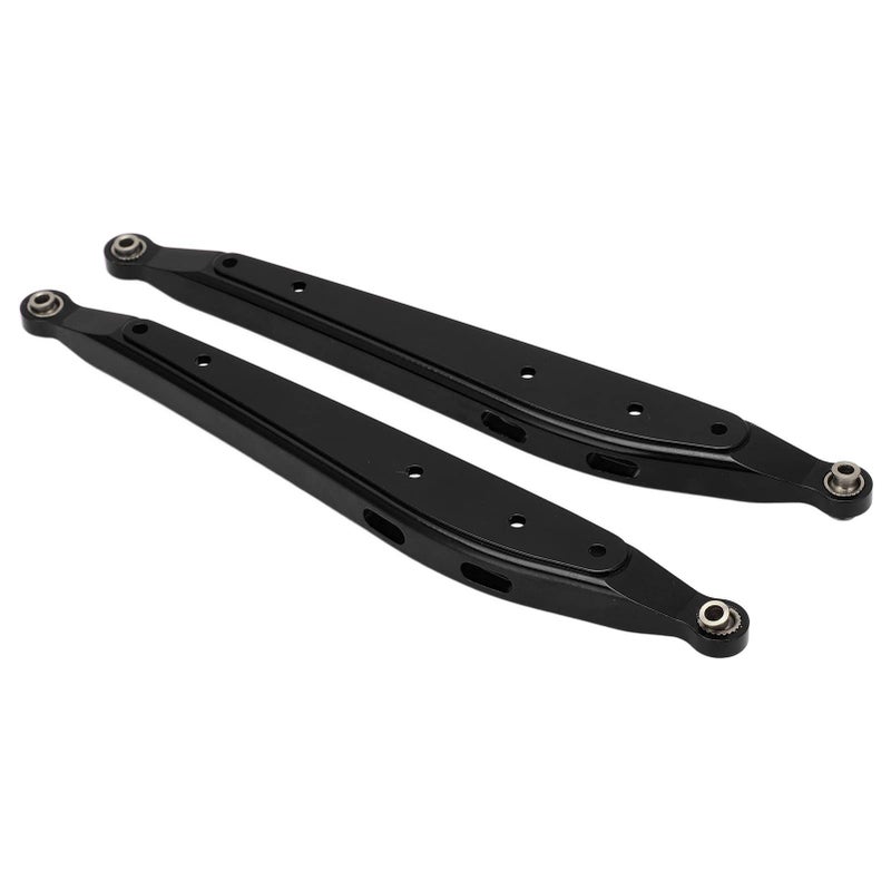 Alomejor RC Aluminum Rear Trailing Arm Durable Lightweight Upgrade for Axial 2 Pack Silver - Image 2