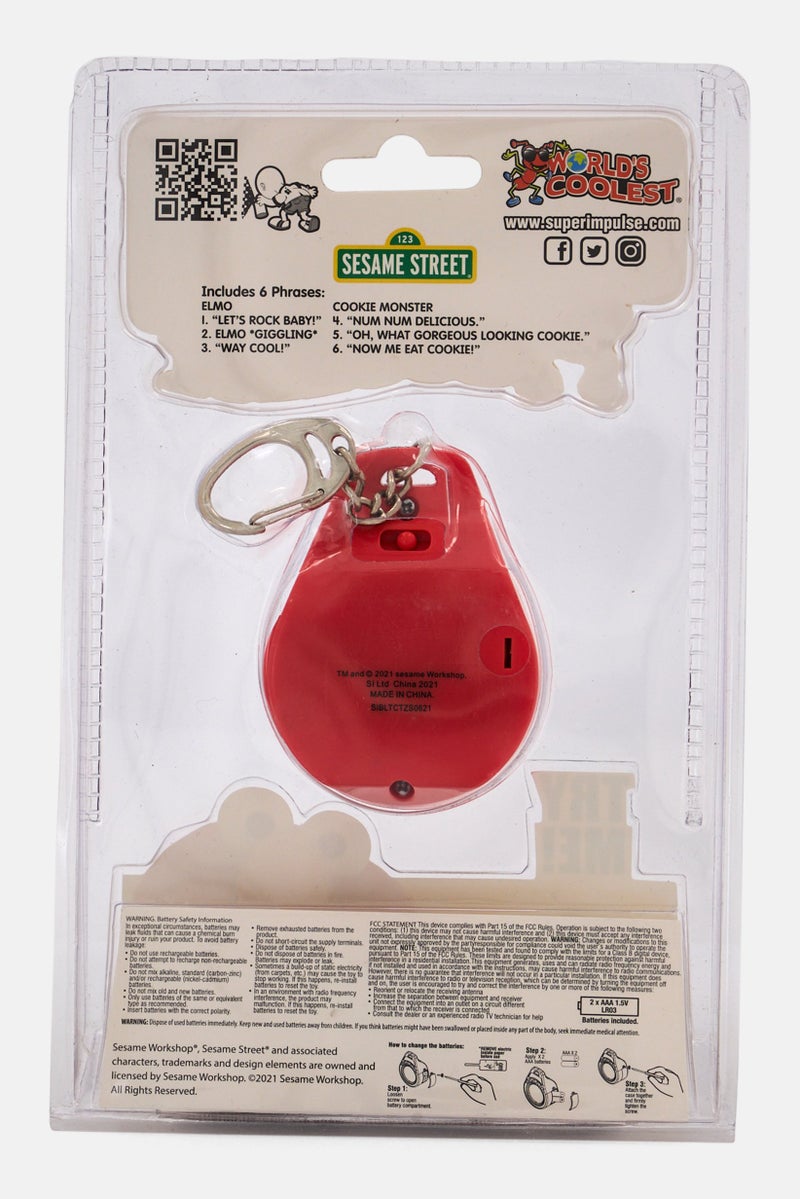 Sesame Street Worlds Coolest Sesame Street Talking Keychain, Red  - Image 2