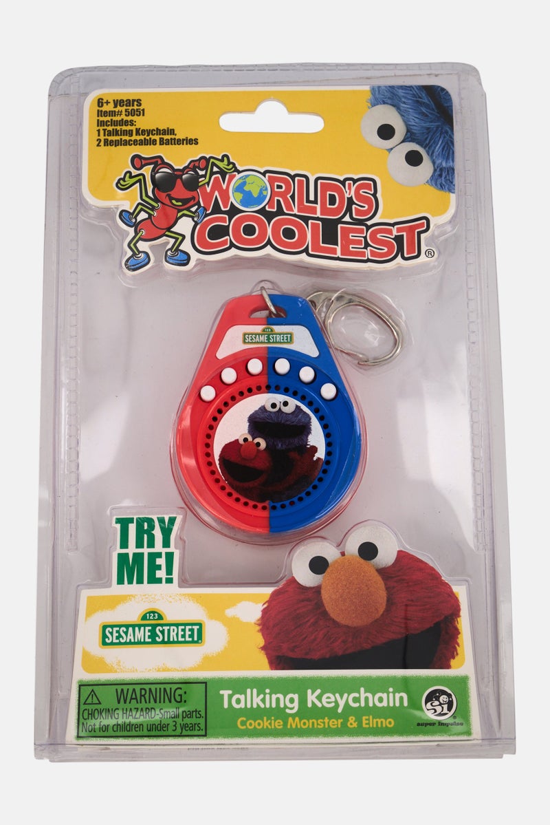Sesame Street Worlds Coolest Sesame Street Talking Keychain, Red  - Image 4
