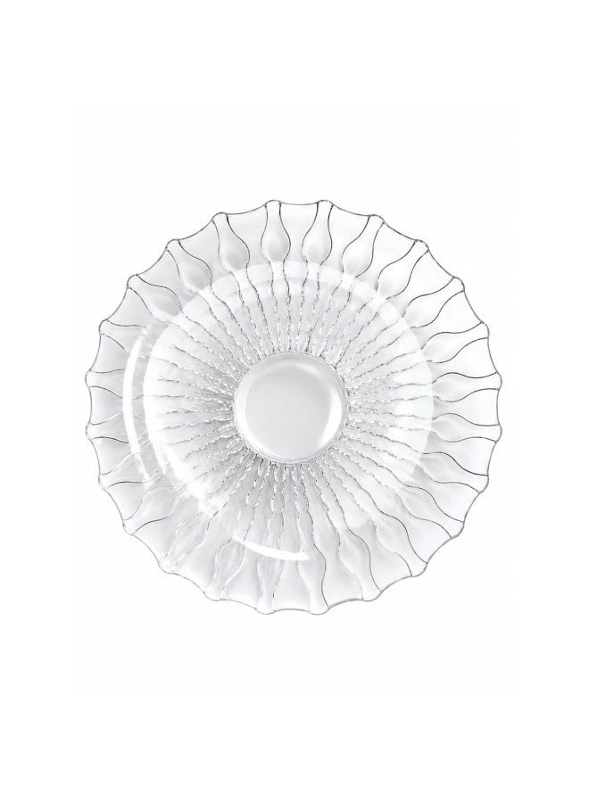 Reema Set of 5 Clear Crystal Glass Serving Dishes – Elegant for Dates, Sweets, and Fruit - Image 2