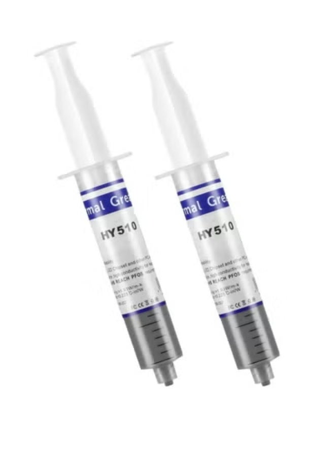 Chabeia 2 Pack HY510 (100g) > 1.93 W/m.K-CPU Thermal Paste PC Cooling Paste Conductive Paste Thermal Paste for CPU GPU PS4 PC - Image 1
