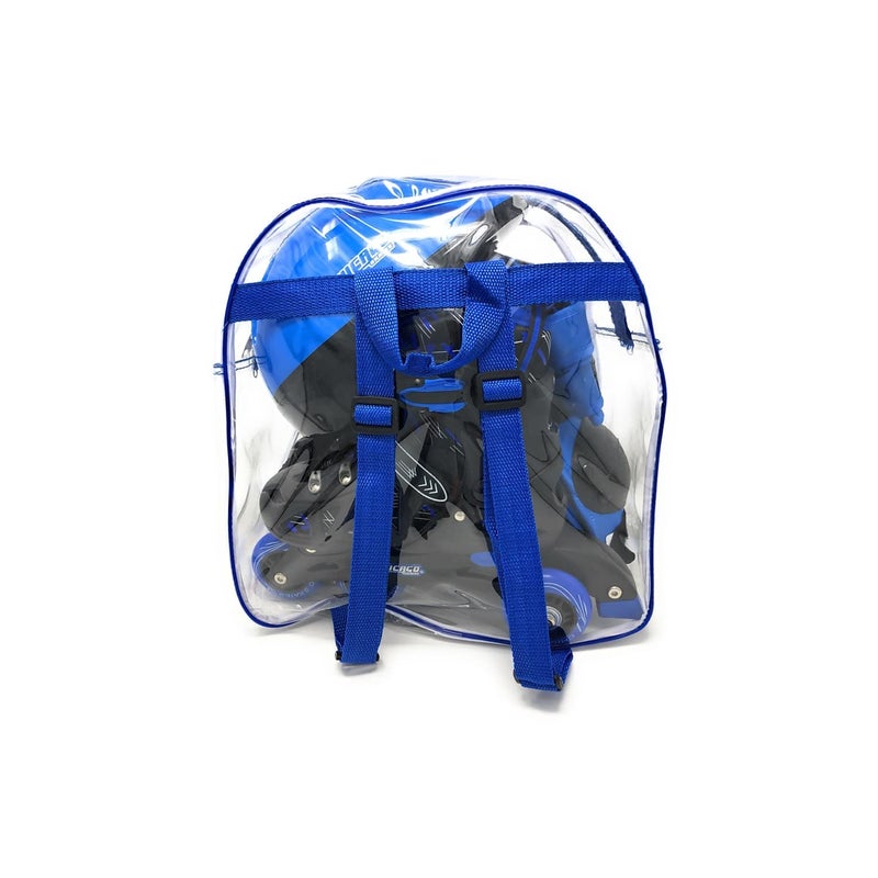 Chicago Skates Inline Training Skate Combo Set - Blue, Boys -Medium Sizes 1-4 - Image 5