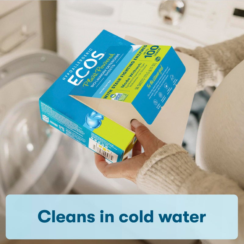 ECOS Laundry Detergent Sheets – Hypoallergenic, Fragrance-Free - Image 3