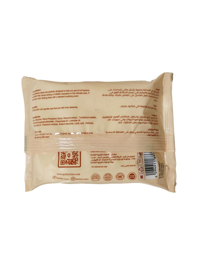 All day wipes All Day Feminine wipes 25 Sheets  - Image 2