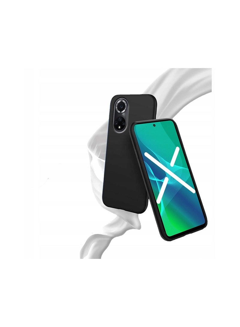 general Matte Soft Silicone TPU Flexible Back Case Cover for  Honor 50 Black - Image 4