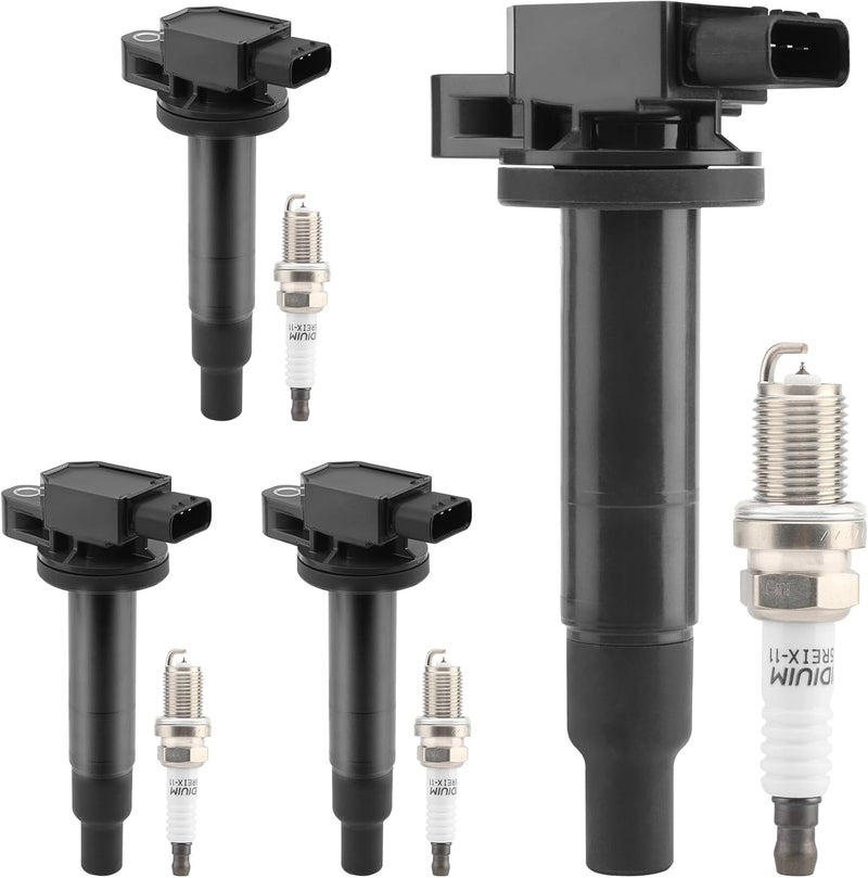 HQPASFY Ignition Coil Pack & Iridium Spark Plugs Set - Image 1