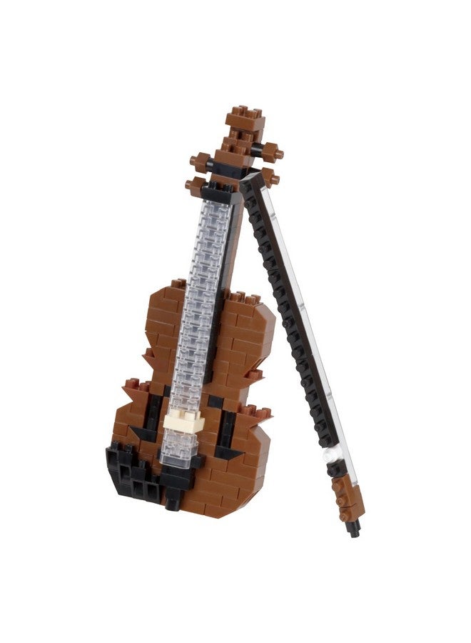 Nanoblock مجموعة أدوات بناء كمان [آلات] - Image 2