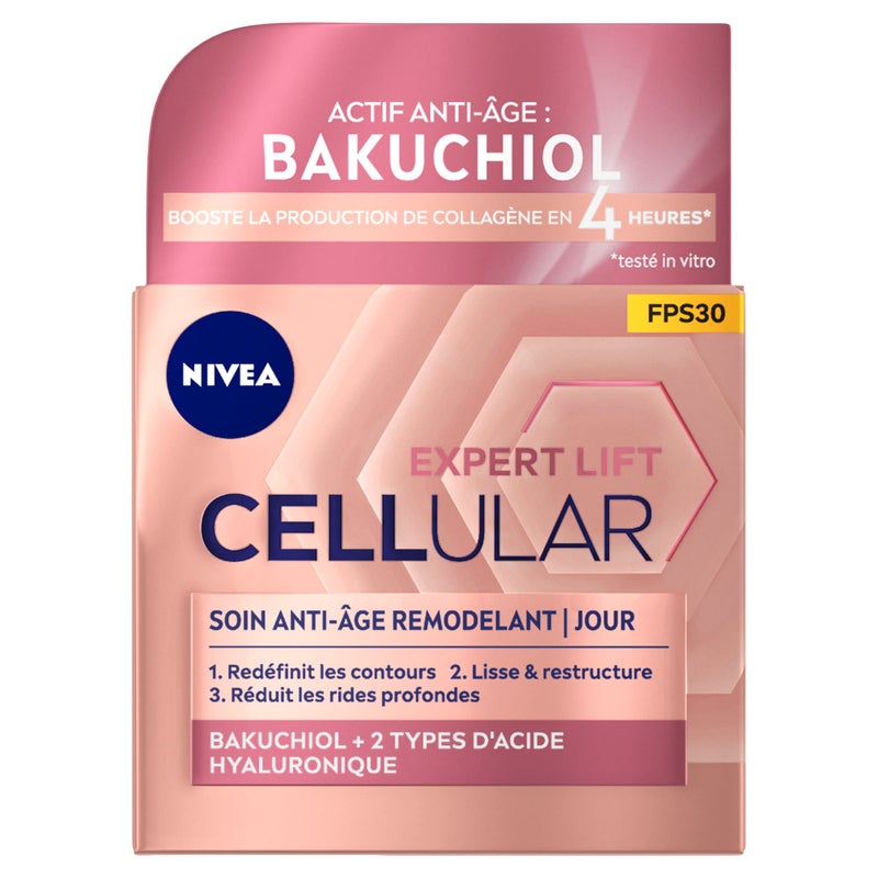 NIVEA Hyaluron Cellular Filler + Elasticity & Re-densifying Day Cream SPF30, 50 ml - Image 4