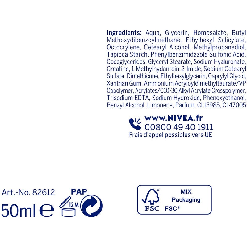 NIVEA Hyaluron Cellular Filler + Elasticity & Re-densifying Day Cream SPF30, 50 ml - Image 5
