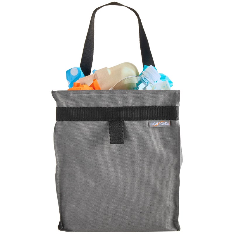 High Road TrashStash Hanging Car Garbage Bag with PushClose Lid and Waterproof Bin for Cars SUVs and Trucks Holds 3 Gallons of Car Trash
