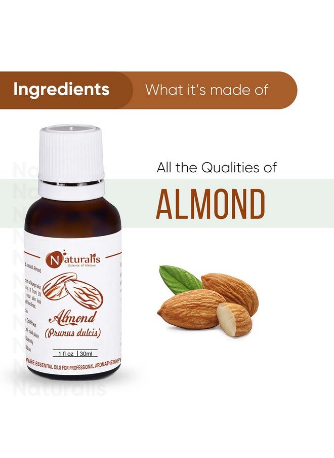 Naturalis Essence Of Nature Pure Cold Pressed Sweet Almond Oil For Hair And Skin - 30Ml  - Image 3