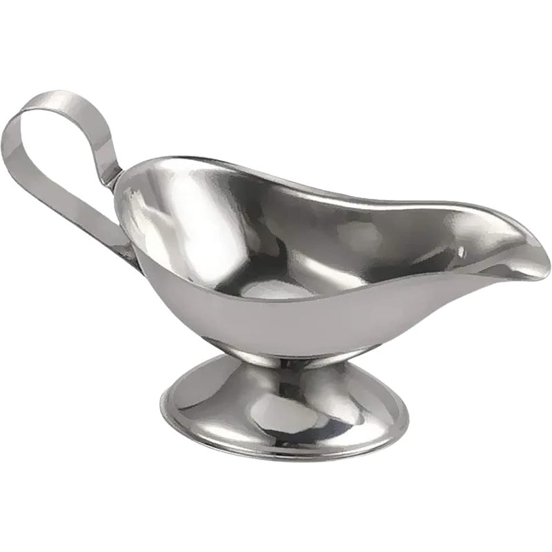 Bridge2shopping Bridge2shopping Stainless Steel Elegant Gravy Server with Classic Lip 90 ML  - Image 1