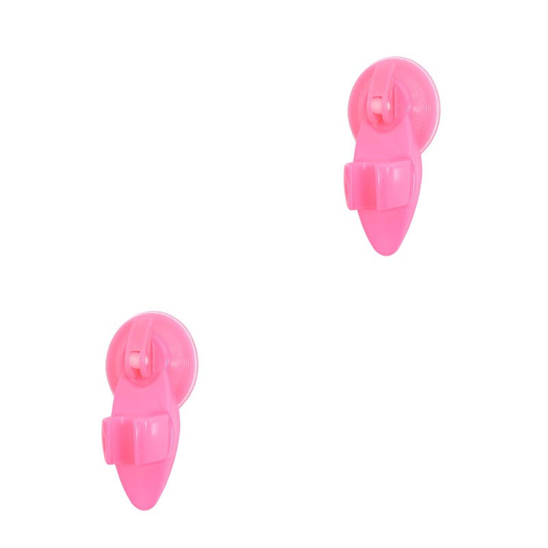2pcs Cups Holder Sprinkler Base Bathroom Bracket(Rosy) - Image 1