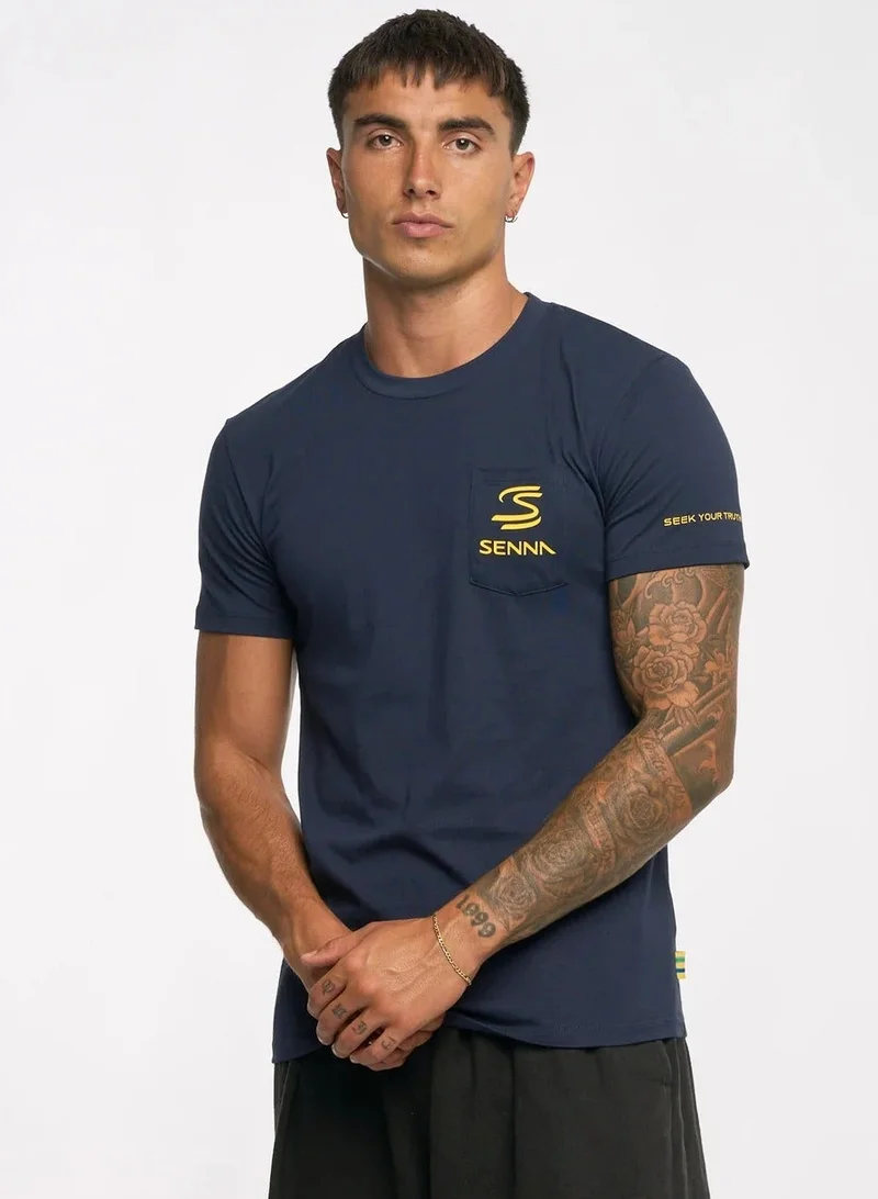 Ayrton Senna Ayrton Senna Men's Legacy Pocket Tee