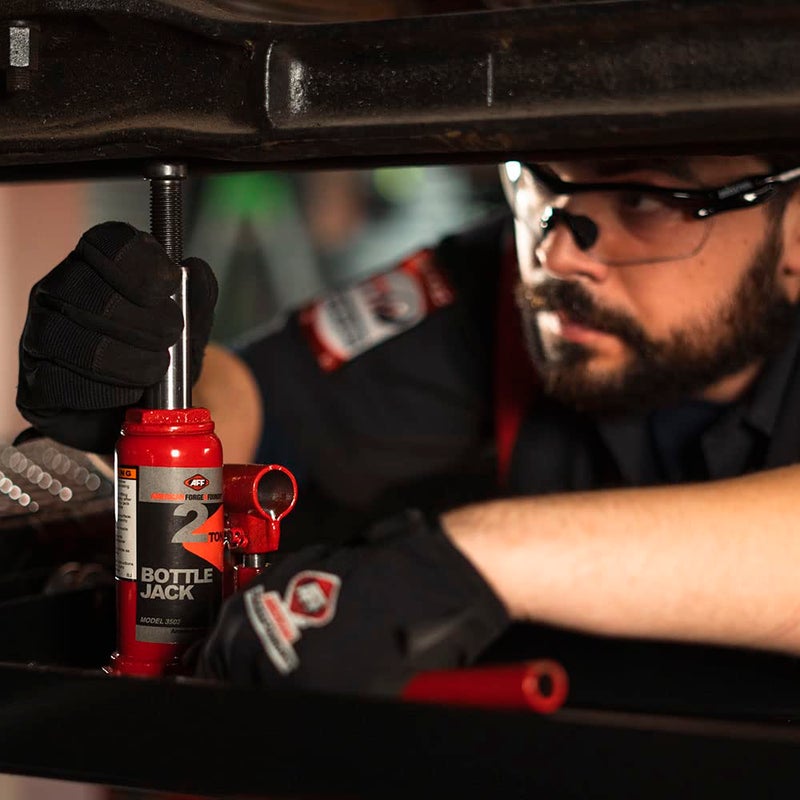 AFF رافعة زجاجة AFF الثقيلة 2 طن، يدوية، مع أسطح فولاذية مشددة، مضخات ورؤوس مركزية، 3502 - Image 2