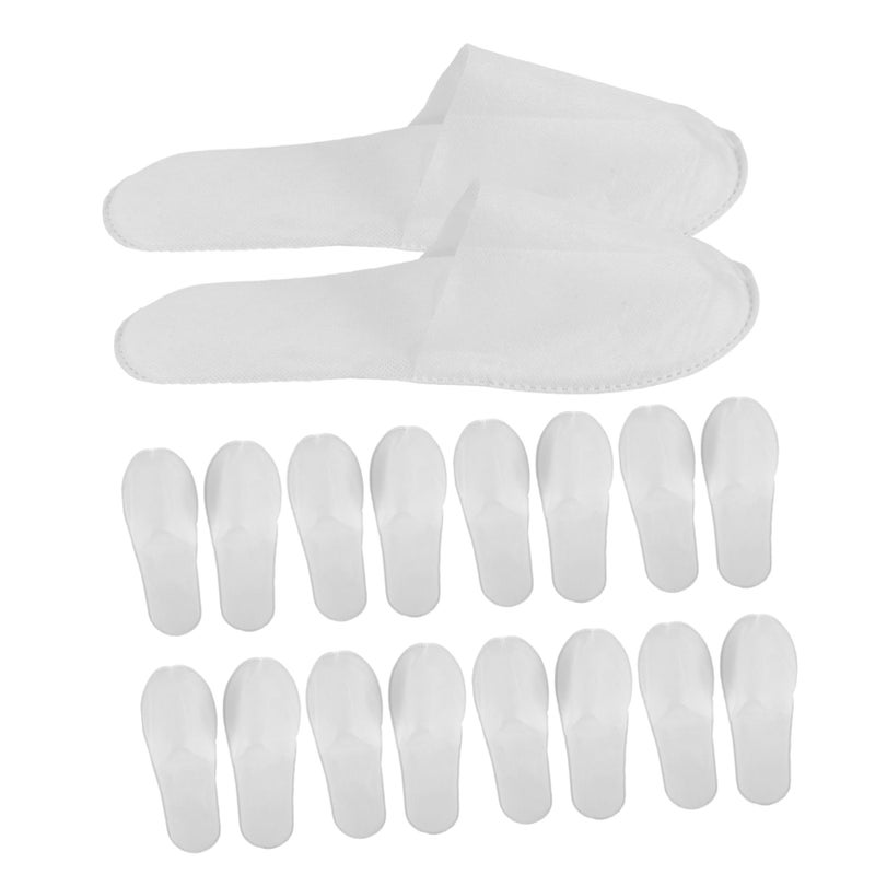 Non Woven Fabric Disposable Hotel Slippers 10 Pairs For Guests Men And Women - Image 2