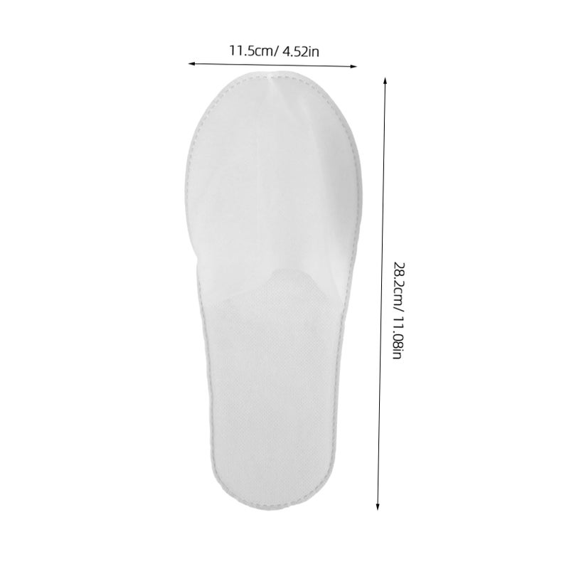 Non Woven Fabric Disposable Hotel Slippers 10 Pairs For Guests Men And Women - Image 5
