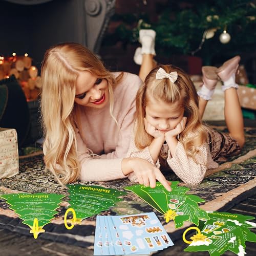 Renbuzhu 27Sets Christmas Crafts Nativity DIY Christmas Tree Stickers Play Set VBS Religious Scene Jesus Story Christian Storytelling Kit Church Decor - Image 5
