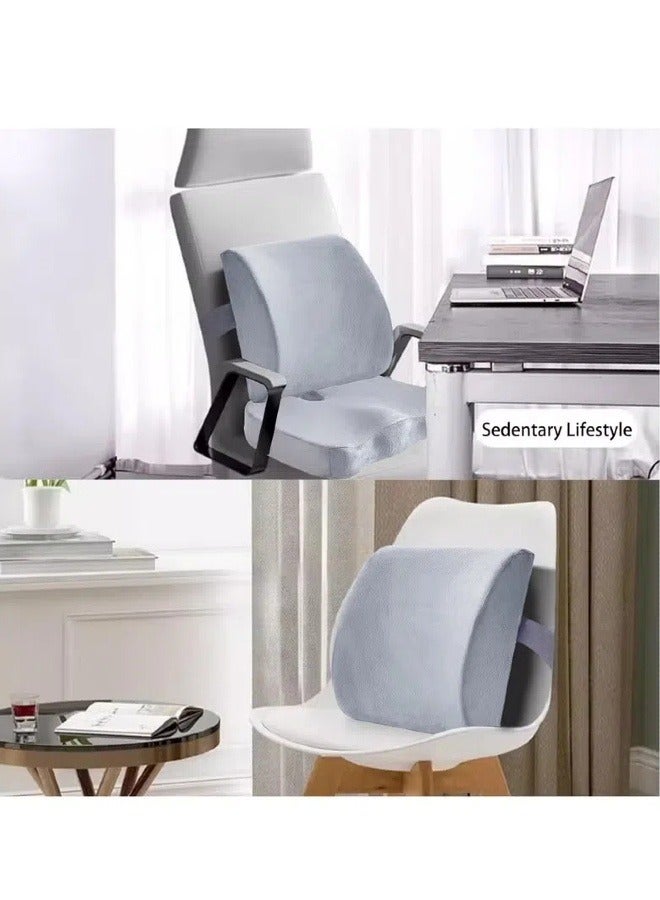 oldlaiben Ergonomic Lumbar Support Pillow Helps Relieve Lower Back Pain Improves Posture Fits Most Seats Breathable Mesh Washable Cover, Back Cushion for Chair, Car, Couch, Ideal for Gaming and Desk Chairs - Image 3