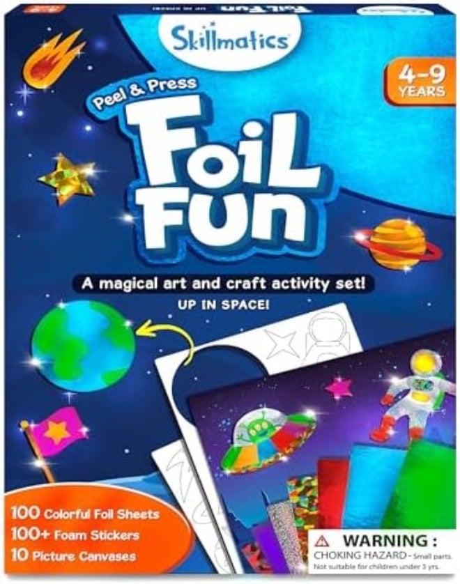 Skillmatics Foil Fun - Unicorns & Princesses, No Mess Art for Kids, Craft Kits & Supplies, DIY Creative Activity, Travel Toys, Gifts for Ages 4, 5, 6, 7, 8,  9 - Image 3