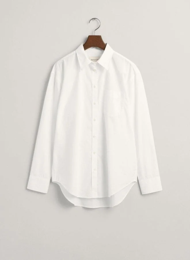 GANT  Gant Relaxed Fit Poplin Shirt for Women | Best Price UAE