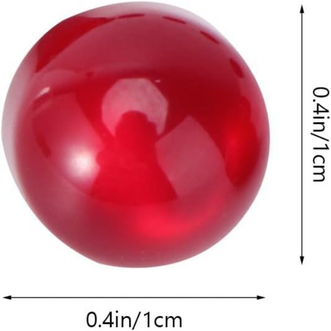 Artibetter Cheongsam Buttons Pearl Bead Buckle 10mm Burgundy 10pcs Decorative Imitation Jade Clothing Fasteners for Sewing Craft Projects - Image 2
