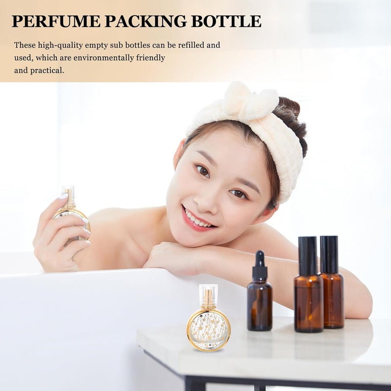 Portable Refillable Glass Spray Bottle 25ml Fine Mist Perfume Atomizer for Travel and Daily Use Compact Sub Bottle for Fragrance Storage - Image 3