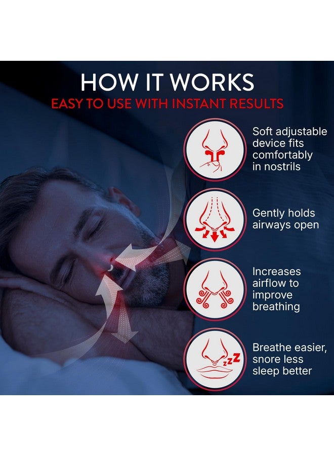 Rhinomed Mute Nasal Dilator for Snore Reduction - Anti-Snoring Aid Solution - Improve Airflow - Comfortable Nose Vents, Breathing Aids for Better Sleep - (Size Large, 3-Pk) - Image 5
