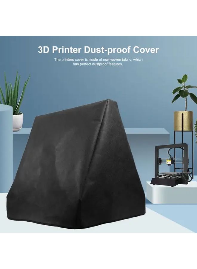 Anycubic I3 Mega 3D Printer Dust Cover Case Protective Enclosure Black Non Woven Fabric - Image 5