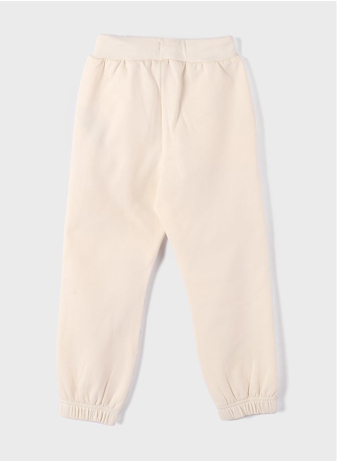 LC WAIKIKI Elastic Waist Printed Girl's Sweatpants  - Image 2