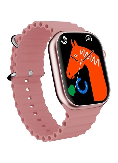 X9 ULTRA 2 Smart Watch, 9th Edition, 2.2-inch Super AMOLED Screen - Bluetooth - NFC - Google Maps - Chat GPT - Wireless Charger ( ROSE)