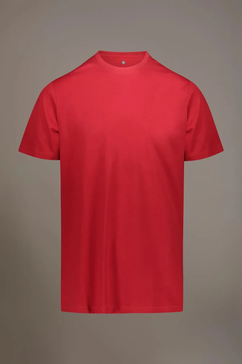 Doppelganger Round neck t-shirt 100% cotton - Red