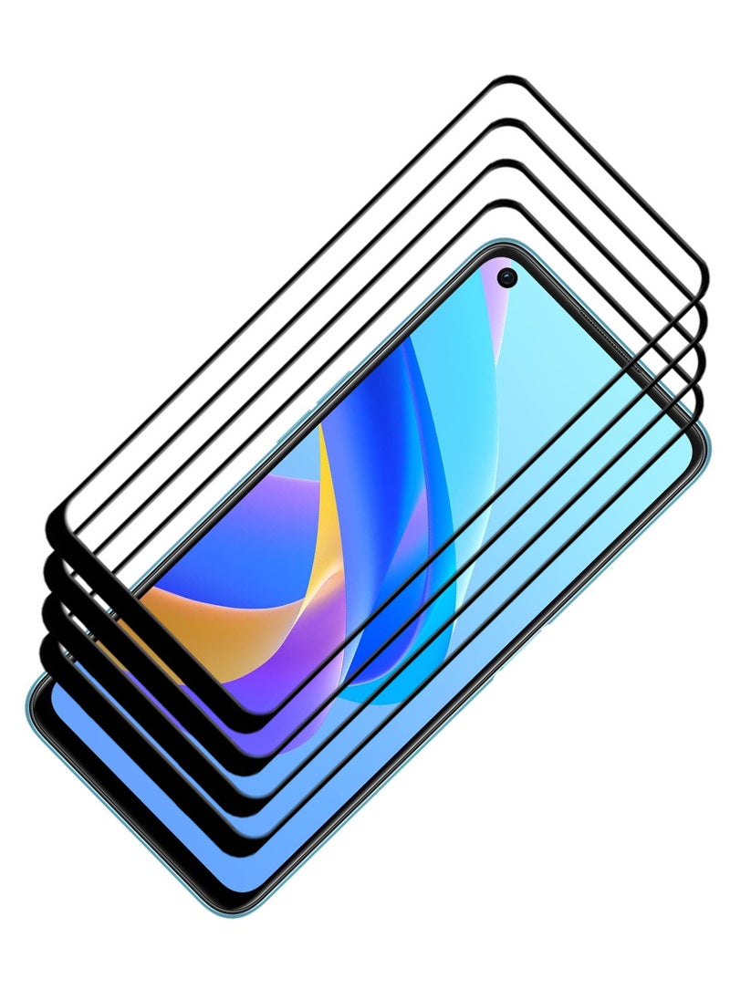 ACLIX 4 Pieces Antistatic ESD Dustproof Premium Quality High Definition Tempered Glass Screen Protector Designed For Oppo A76 - Image 1