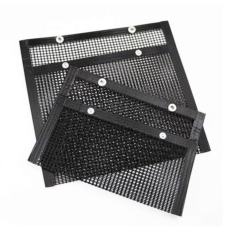 SQUICKLE Non Stick BBQ Grill Mesh Bag // BBQ Baked Bag // Grilling Baking Reusable & Easy to Clean Non-Stick Mesh Grilling Bag - (Pack of 1) - Image 4