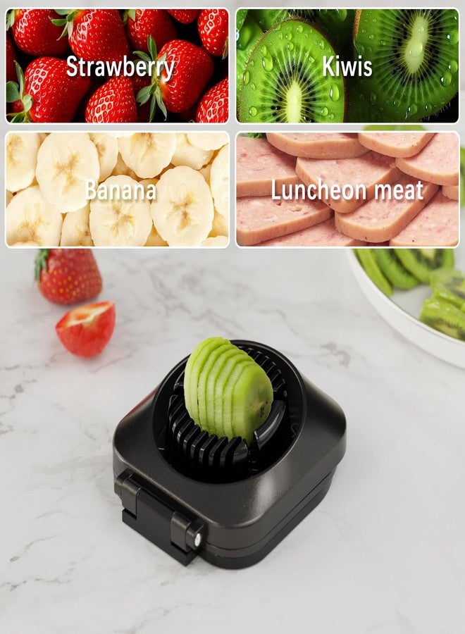 evoloop Egg Slicer for Hard Boiled Eggs Egg Cutter Strawberry Slicer Heavy Duty Aluminium Tomato Slicer Stainless Steel Wire Egg Slicer Dicer with 3 Slicing Styles, Easy to Clean - Image 2