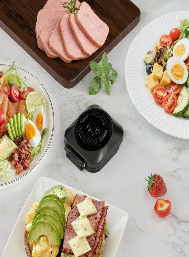 evoloop Egg Slicer for Hard Boiled Eggs Egg Cutter Strawberry Slicer Heavy Duty Aluminium Tomato Slicer Stainless Steel Wire Egg Slicer Dicer with 3 Slicing Styles, Easy to Clean - Image 5