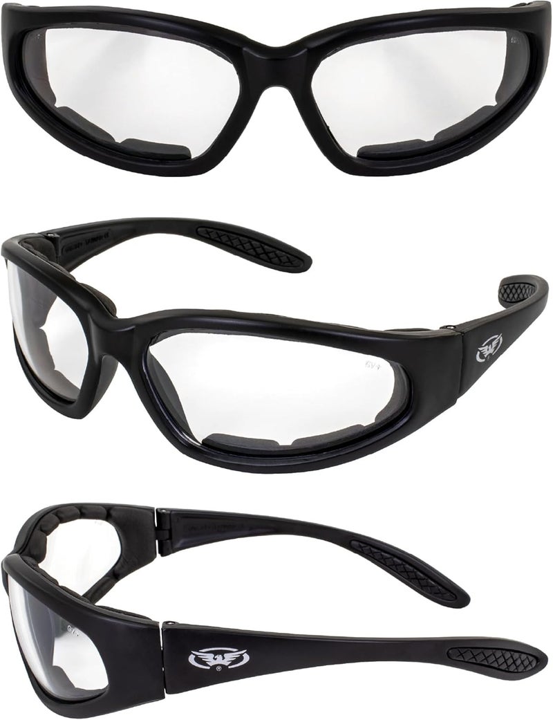 Global Vision Hercules Plus Safety Sunglasses - 2 Pairs with Clear and Smoke Lenses - Image 5