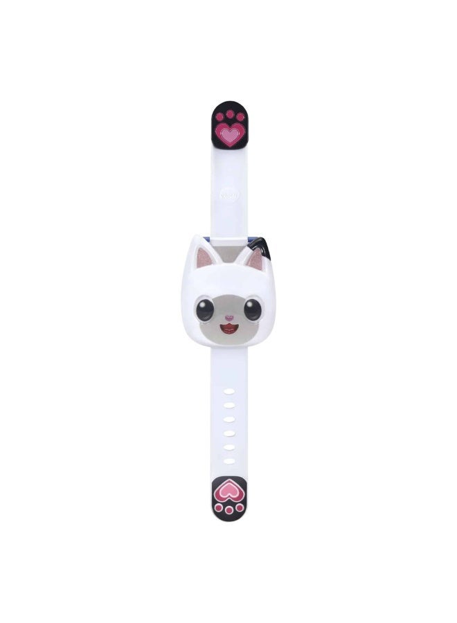 Vtech - Gabby's Dollhouse Pandy Paws' Paw-Tastic Watch - Multicolour | Cute wristwatch featuring Pandy Paws includes ten themed digital clock faces, a stopwatch, timer, alarm clock |  Suitable ages for 3 + up - Image 2
