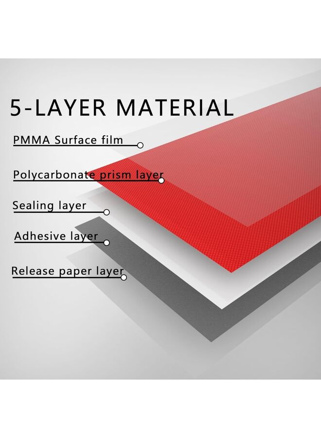 Reflective Tape Shiny Fade-Resistant Reflective Outdoor Waterproof Strong Adhesive Safety Warning Reflector Visible Tape for Trailers, Trucks and Bikes (2''×32' 9.7" Red) - Image 5