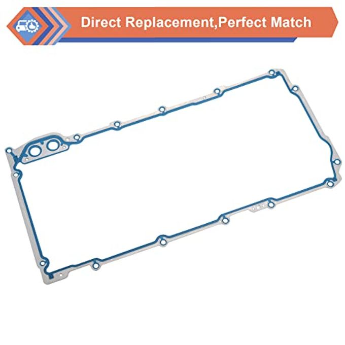 ZONFANT Engine Oil Pan Gasket Set, Compatible with Chevy GMC Cadillac Vehicle 4.8L 5.3L 6.0L 6.2L Silverado Suburban Tahoe Trailblazer Sierra Yukon Escalade, Replace #OS30693R 12612350 - Image 5